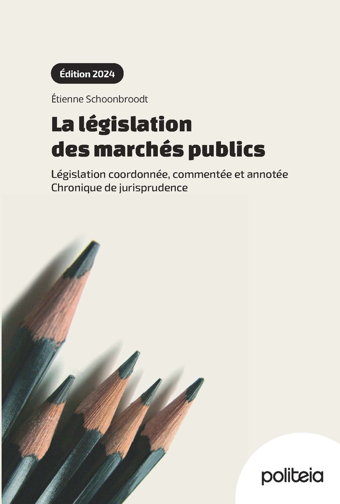 La législation des marchés publics (édition 2024)