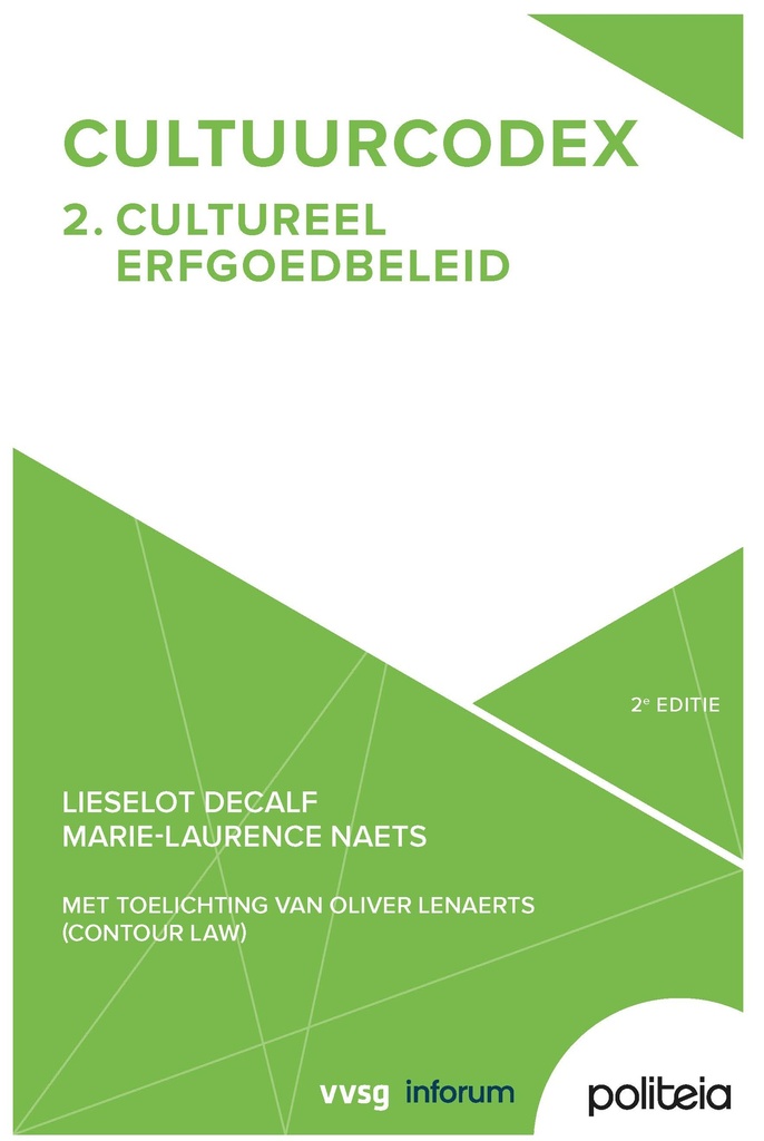 Cultuurcodex Deel 2: Cultureel erfgoedbeleid - 2e editie