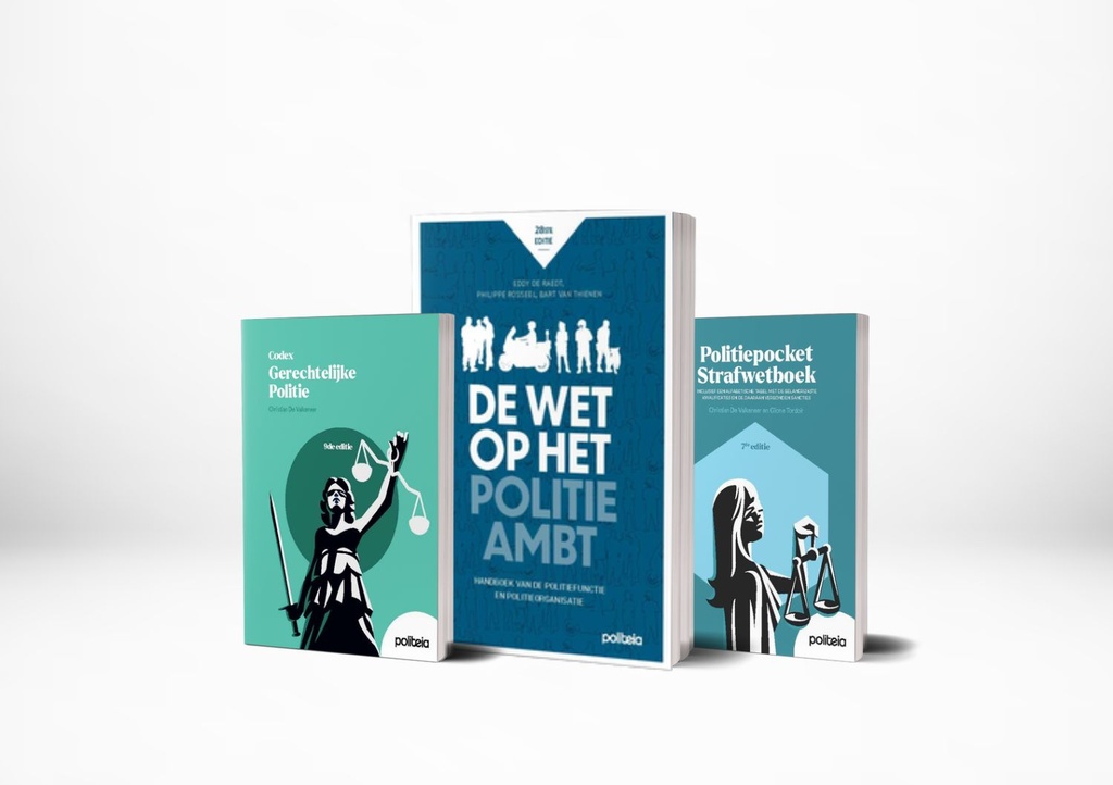 Bundelvoordeel: Wet op het politieambt + Codex gerechtelijke politie + Politiepocket Strafwetboek