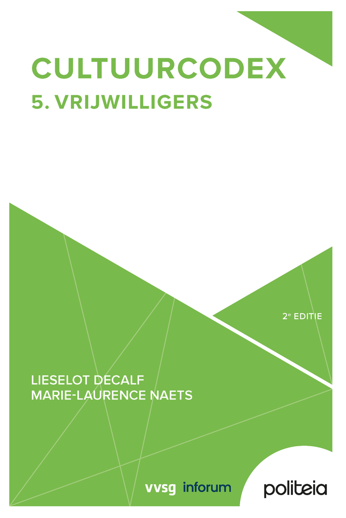 Cultuurcodex Deel 5: Vrijwilligers - 2e editie