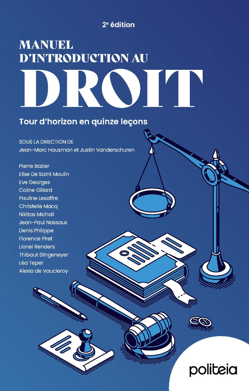 Manuel d'introduction au droit. Tour d'horizon en quinze leçons (2e édition)