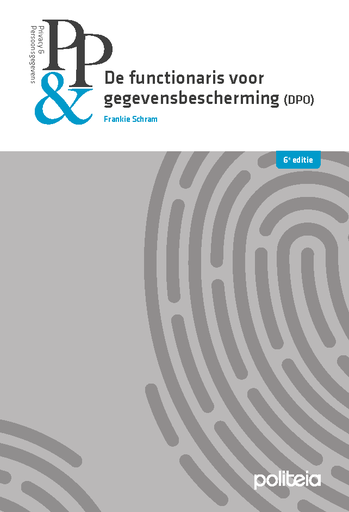 De functionaris voor gegevensbescherming - zesde editie